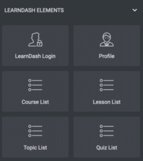 LearnDash Widgets